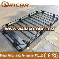 Offroad Auto Car Roof Luggage Rack with Spare Wheel Holder