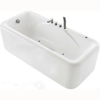 Outdoor standing plastic bathtubs ABS vacuum forming plastic bathtubs