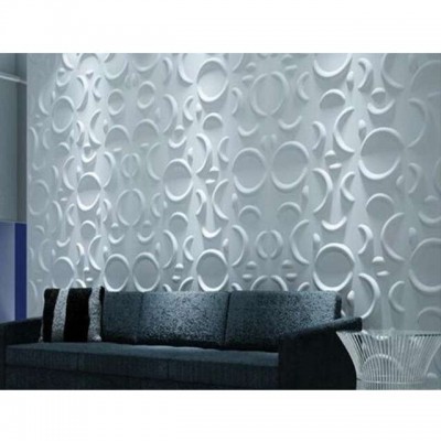 Modern Waterproof Cheap Home Decoration Artificial 3D wall Panel Paper Wallpaper For Interior